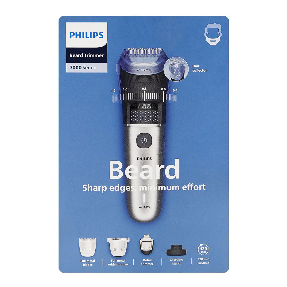 Philips 7000 Series Beard Trimmer, 120 Minutes Run Time, BT-7670/15 - Image 5