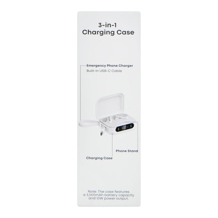Anker Soundcore P41I ANC 3-In-1 Charging Case Earbuds, IPX5 Water Resistance, 12 Hours Play Time, White, A3937H21 - Image 4