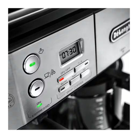 DeLonghi Espresso & Filter Coffee Maker, 1.25 Liter, 15 Bar Pressure, BC0431.S - Image 2