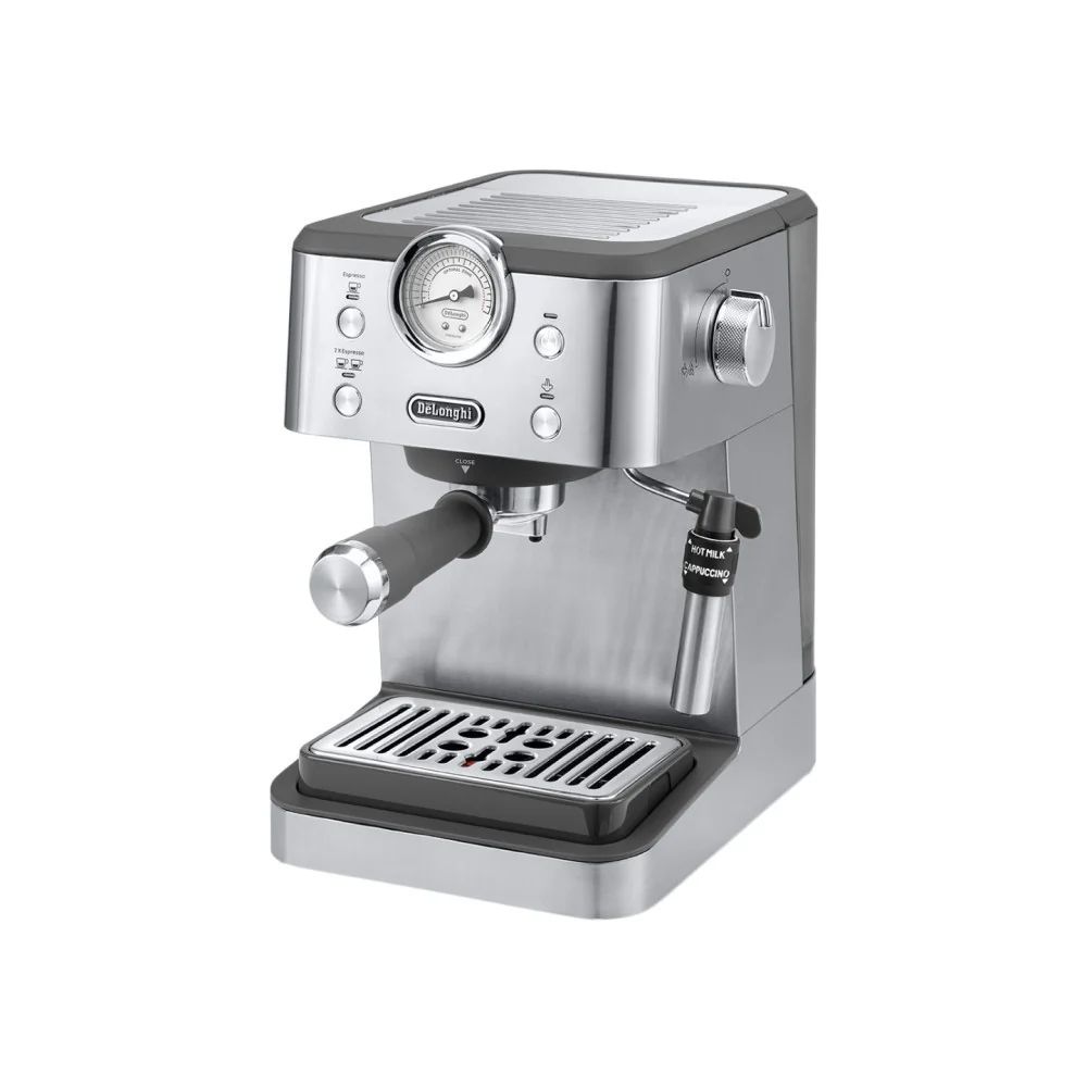 DeLonghi Linea Classic Espresso & Cappuccino Coffee Maker, 1.7 Liter Capacity, 1325W, 15 Bar Pressure, EM450.M - Image 2