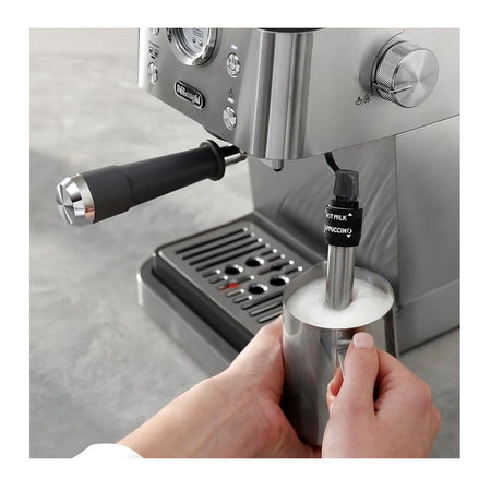 DeLonghi Linea Classic Espresso & Cappuccino Coffee Maker, 1.7 Liter Capacity, 1325W, 15 Bar Pressure, EM450.M - Image 5