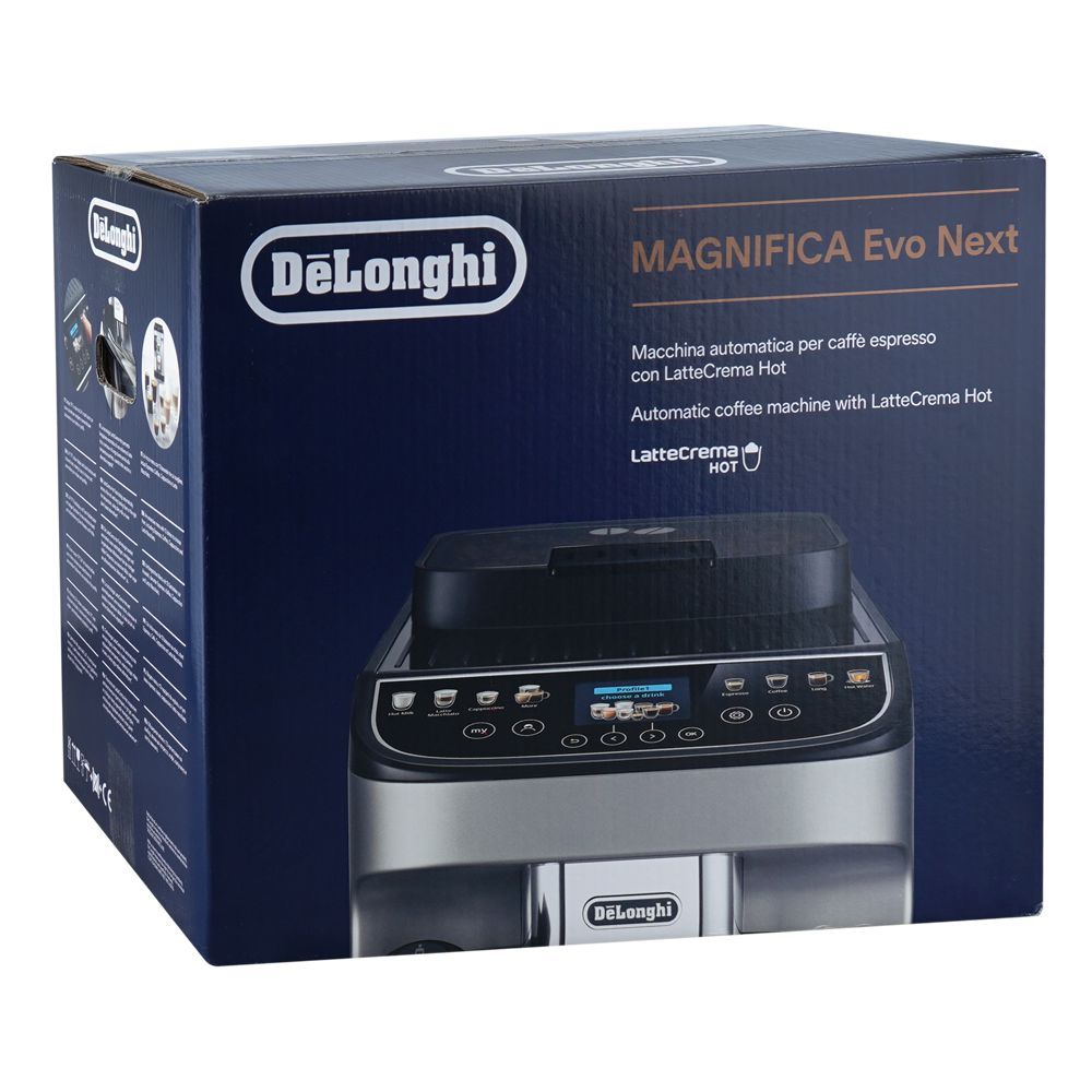 Delonghi Magnifica Evo Next Automatic Coffee Machine With Latte Crema Hot, 1.9 Liters, ECAM310.80.SB - Image 2