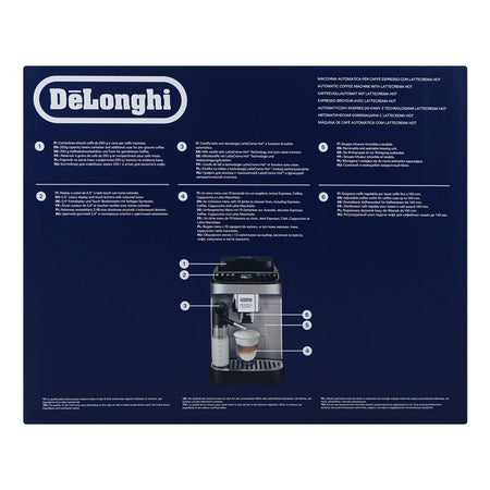 Delonghi Magnifica Evo Next Automatic Coffee Machine With Latte Crema Hot, 1.9 Liters, ECAM310.80.SB - Image 3