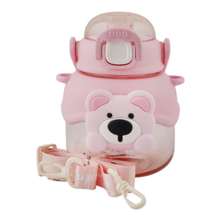 Water Bottle Plastic, 3271, 900ml, Pink, 0000973 - Main Image