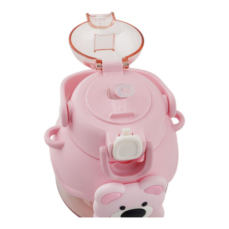 Water Bottle Plastic, 3271, 900ml, Pink, 0000973 - Image 3