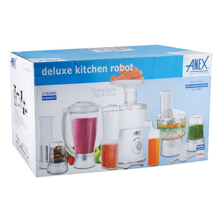 Anex Deluxe Kitchen Robot, 450W, 220-240V, White, AG-3153 - Image 2