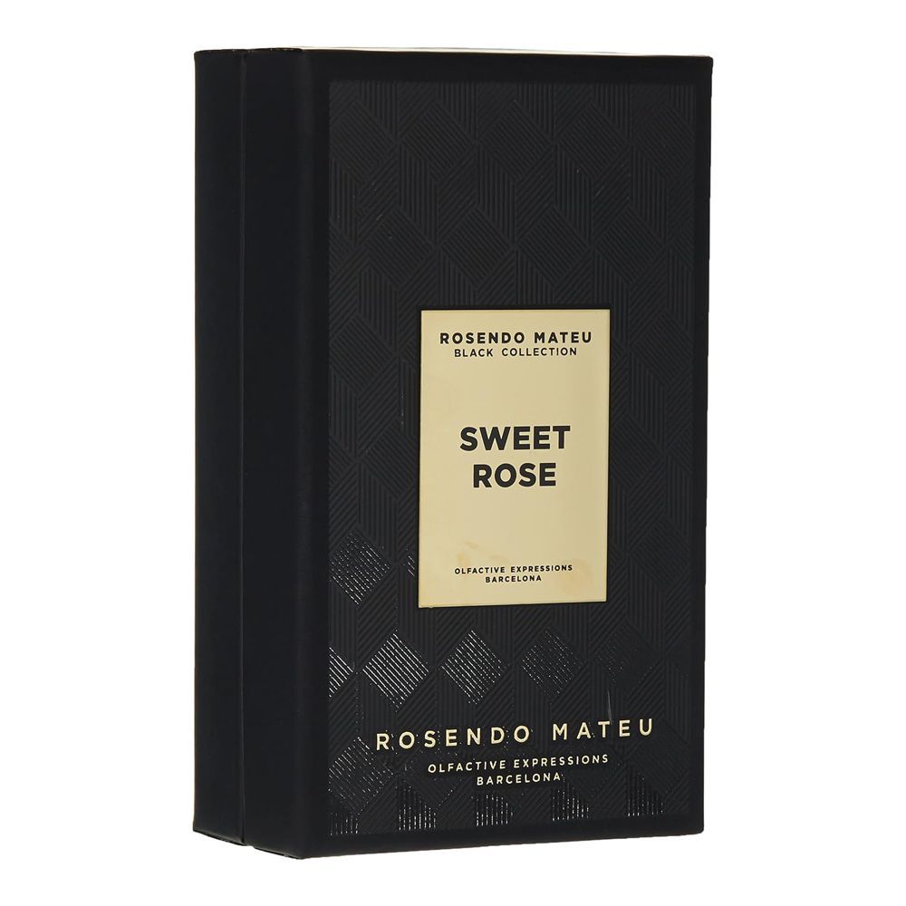 Rosendo Mateu Black Collection Sweet Rose Parfum, For Men & Women, 100ml - Image 2