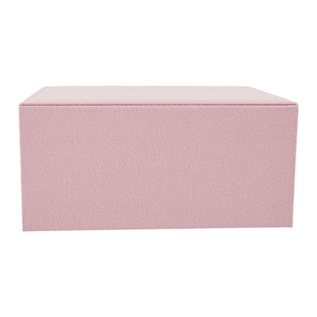 AJF Velvet 3 Layer Jewelry Organizer Case, Pink - Image 4