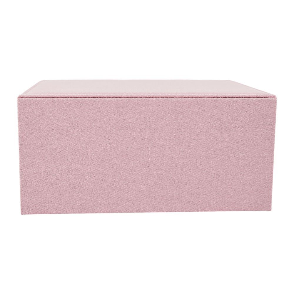 AJF Velvet 3 Layer Jewelry Organizer Case, Pink - Image 4