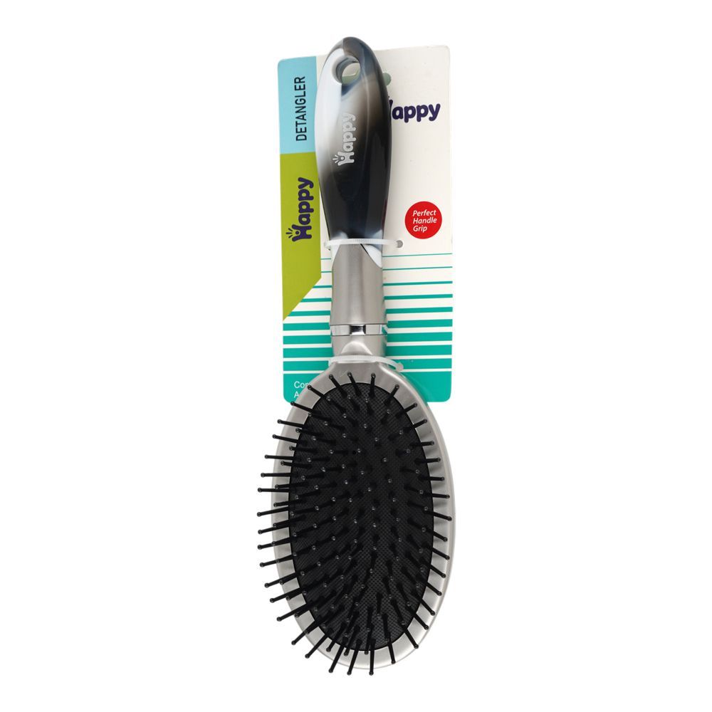 Happy Detangler O/P Hair Brush, Silver, 174-2151 - Main Image