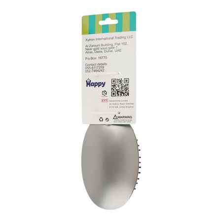 Happy Detangler O/P Hair Brush, Silver, 174-2151 - Image 2