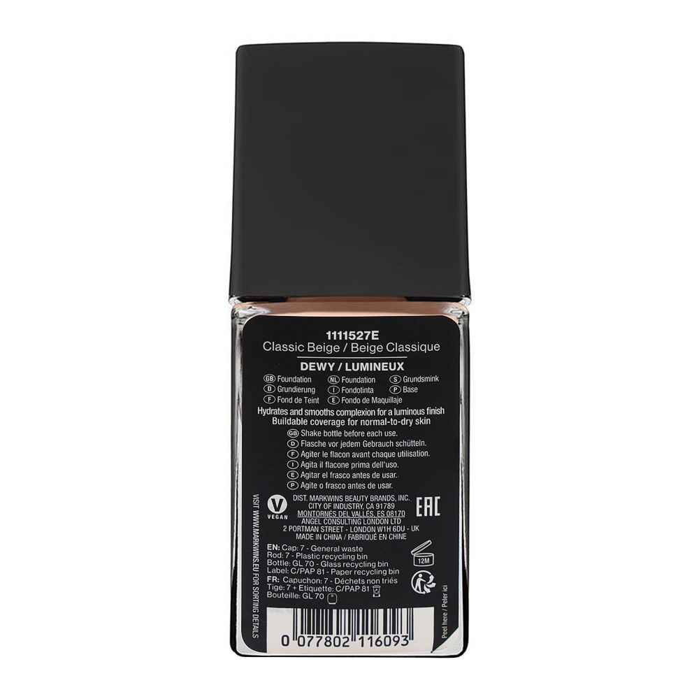 Wet n Wild Photo Focus Dewy Foundation, Vegan, Classic Beige, 28ml - Image 3