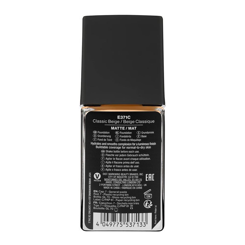 Wet n Wild Photo Focus Matte Foundation, Vegan, Classic Beige, 30ml - Image 3