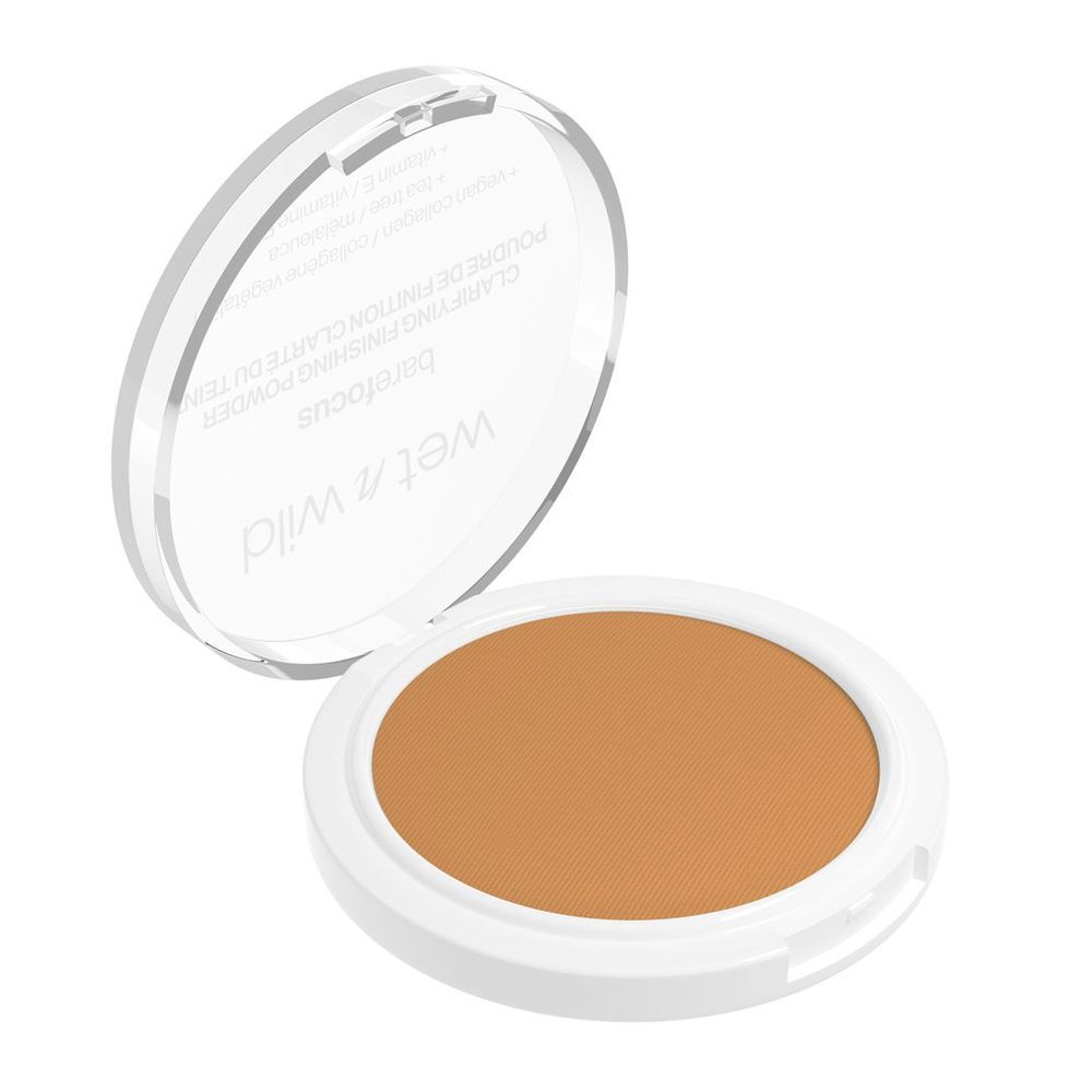 Wet n Wild Bare Focus Clarifying Finishing Powder, Medium/Tan, Vitamin E, 7.8g - Image 2