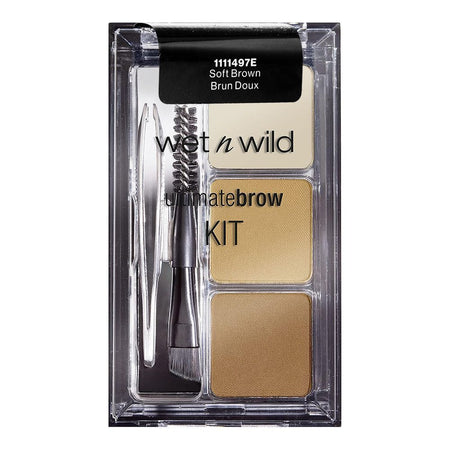 Wet n Wild Ultimate Brow kit, Soft Brown, 3-Pack - Image 2