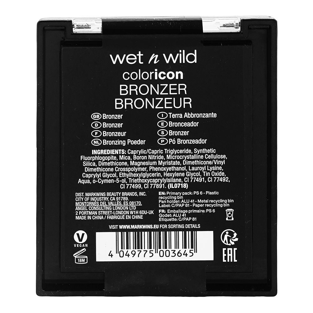 Wet n Wild Color Icon Bronzer, Palm Beach Ready, 11g - Image 3