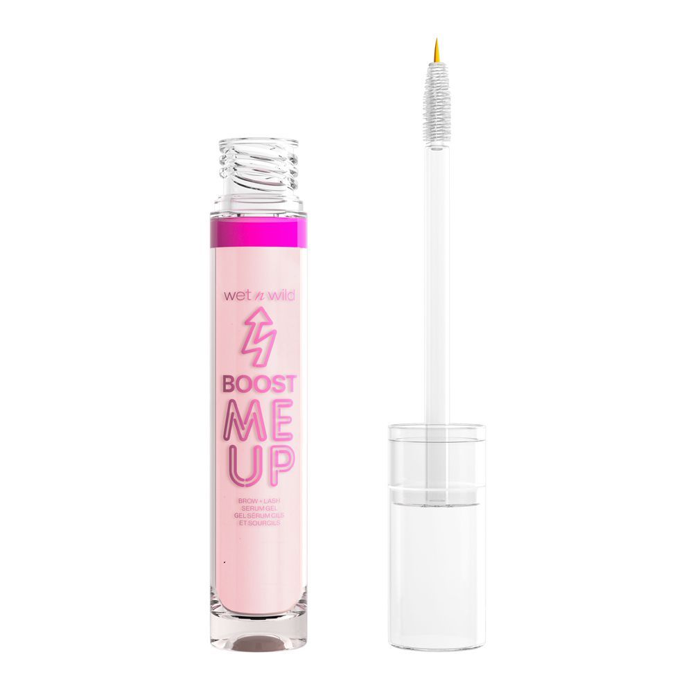 Wet n Wild Boost Me Up Brow & Lash Serum, Niacinamide, Vitamin E, Clear, 5ml - Main Image