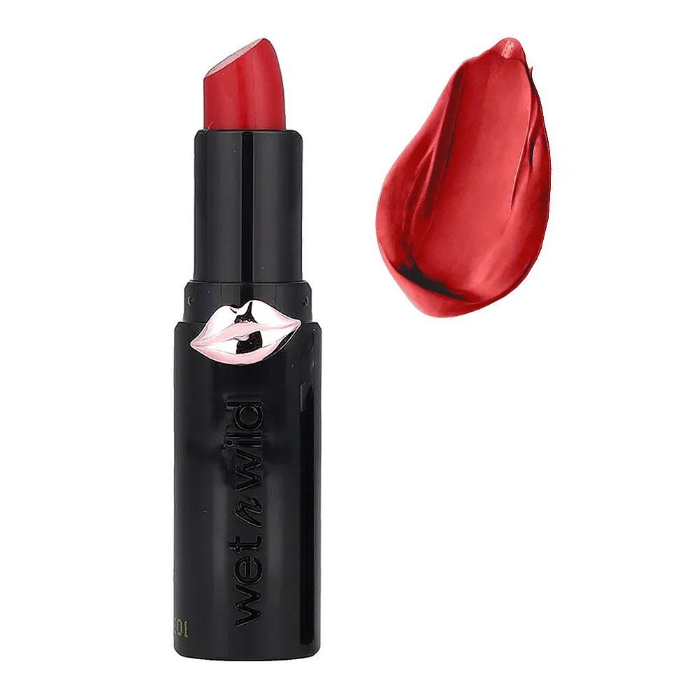 Wet n Wild Mega Last Matte Lipstick, Sasspot Red, 3.3g - Main Image