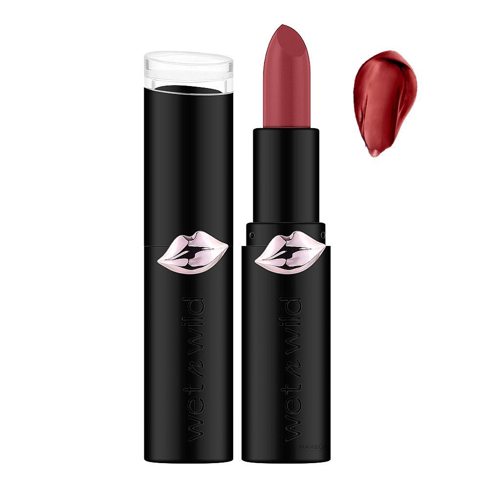 Wet n Wild Mega Last Matte Lipstick, Spotlight Red, 3.3g - Main Image