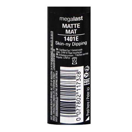 Wet n Wild Mega Last Matte Lipstick, Skin-ny Dipping, 3.3g - Image 4