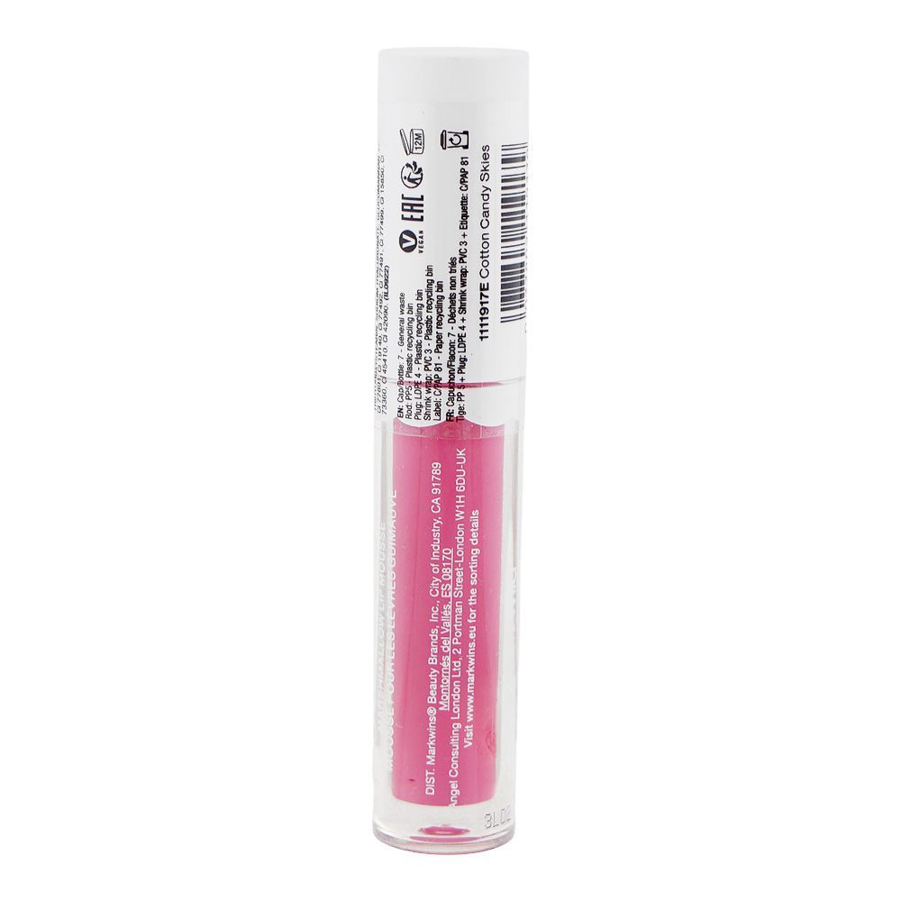 Wet n Wild Cloud Pout Marshmallow Lip Mousse, Cotton Candy Skies - Image 2
