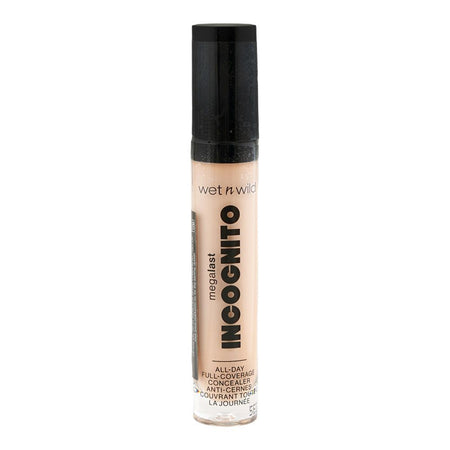 Wet n Wild Mega Last Incognito All Day Full Coverage Concealer, Light Beige, 5.3ml - Main Image