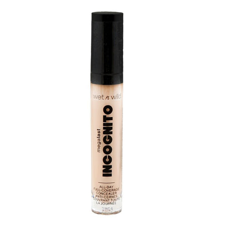 Wet n Wild Mega Last Incognito All Day Full Coverage Concealer, Light Honey, 5.3ml - Main Image