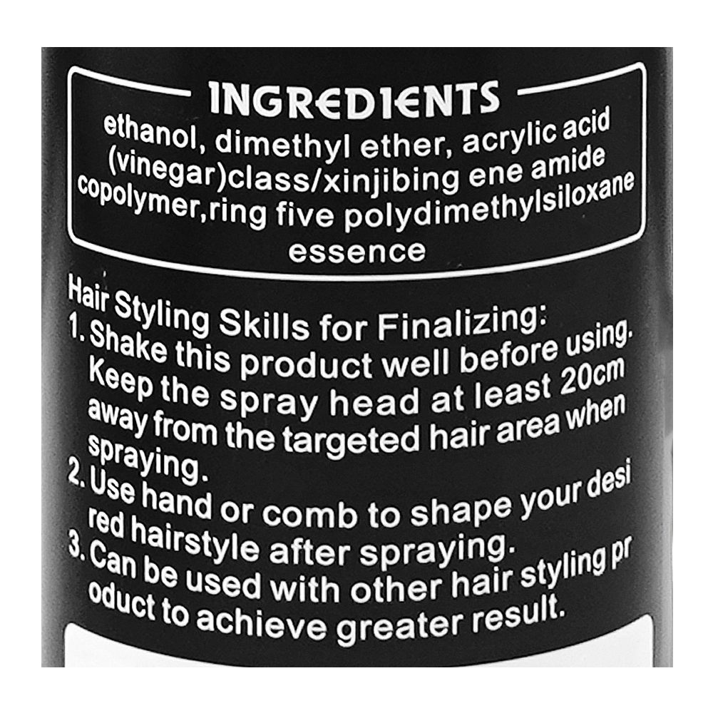Kalanxuan The Pro Lock High Ampify Hair Spray, 420ml - Image 3