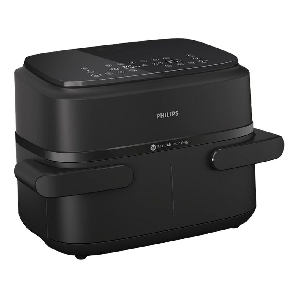 Philips 1000 Series Dual Basket Air Fryer, 2450W, 220-240V, 7.1 Liters Capacity, NA150/09 - Main Image