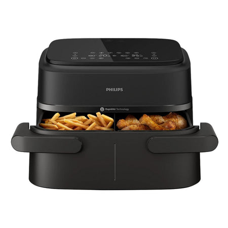 Philips 1000 Series Dual Basket Air Fryer, 2450W, 220-240V, 7.1 Liters Capacity, NA150/09 - Image 2