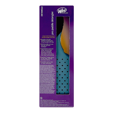 Wet Brush Pro Paddle Detangler Hair Brush Trend Color Elemental, Blue, BWP831TCEB - Image 5