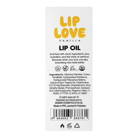 Masarrat Misbah Lip Love Vanilla Lip Oil, 6ml - Image 4