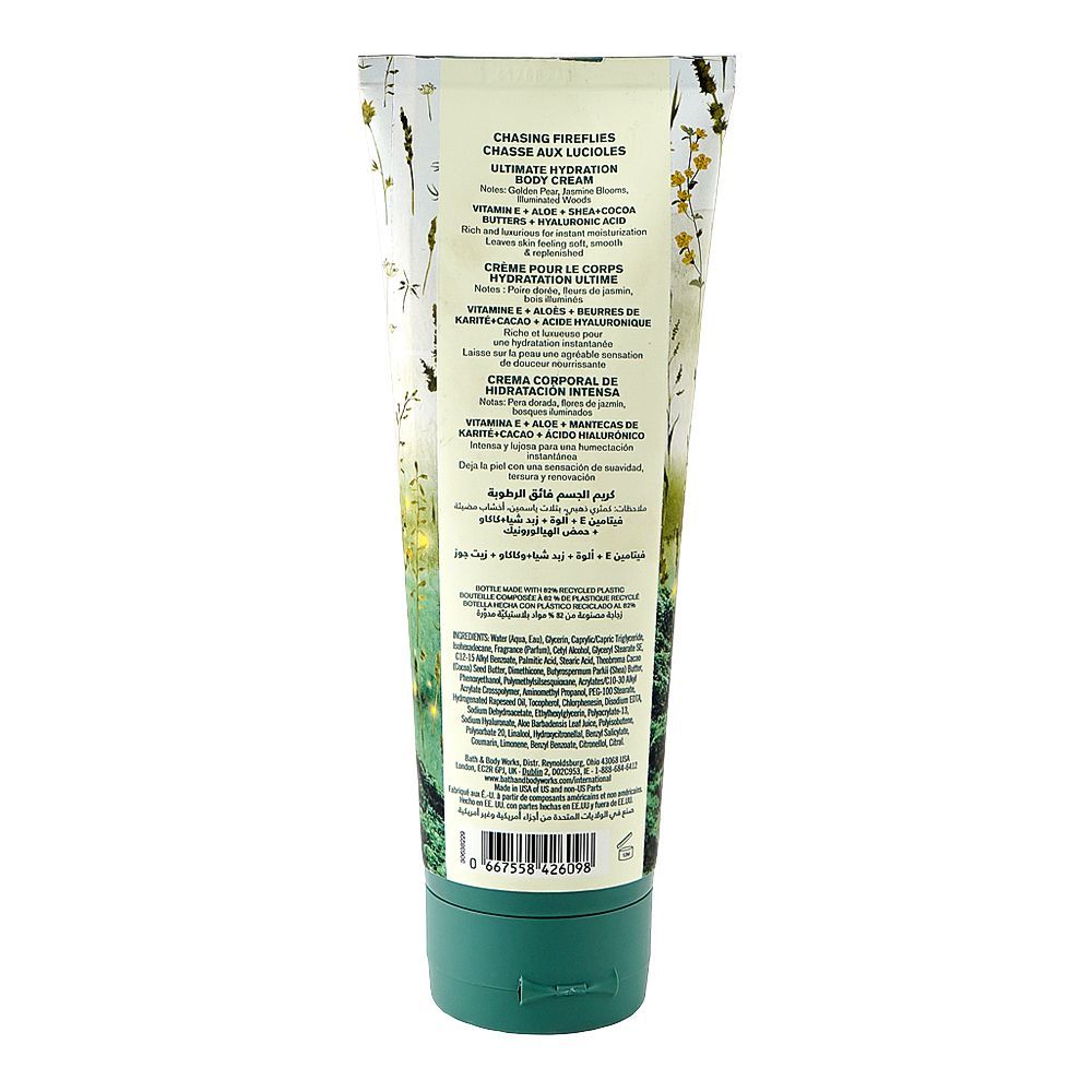 Bath & Body Works Chasing Fire Flies 24Hr Moisture Ultimate Hydration Body Cream, Shea Butter, Hyaluronic Acid, 226g - Image 2