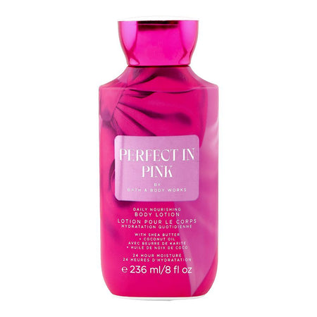 Bath & Body Works Perfect In Pink 24 Hour Moisture Daily Nourishing Body Lotion, Shea Butter, Glycerin, 236ml - Main Image