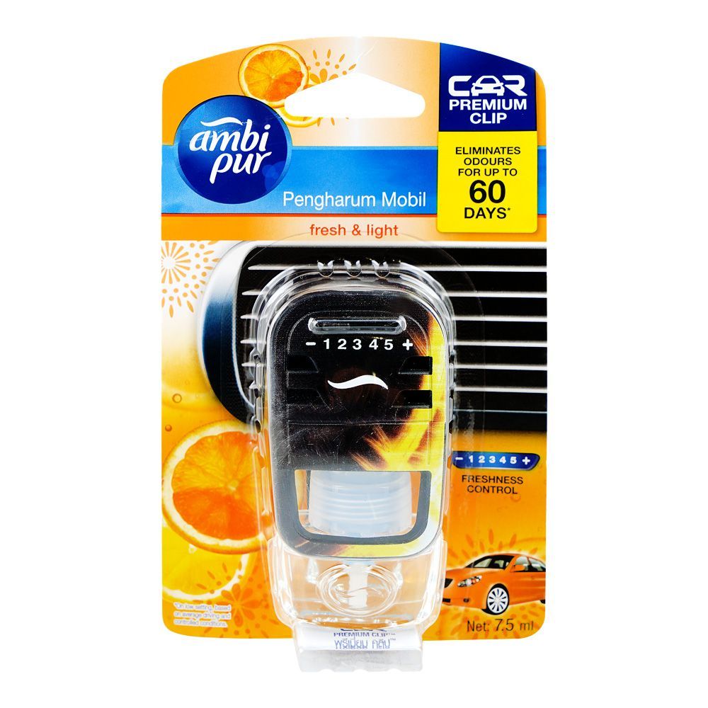 Ambi Pur Fresh & Light Car Air Freshener, 7.5ml - Main Image