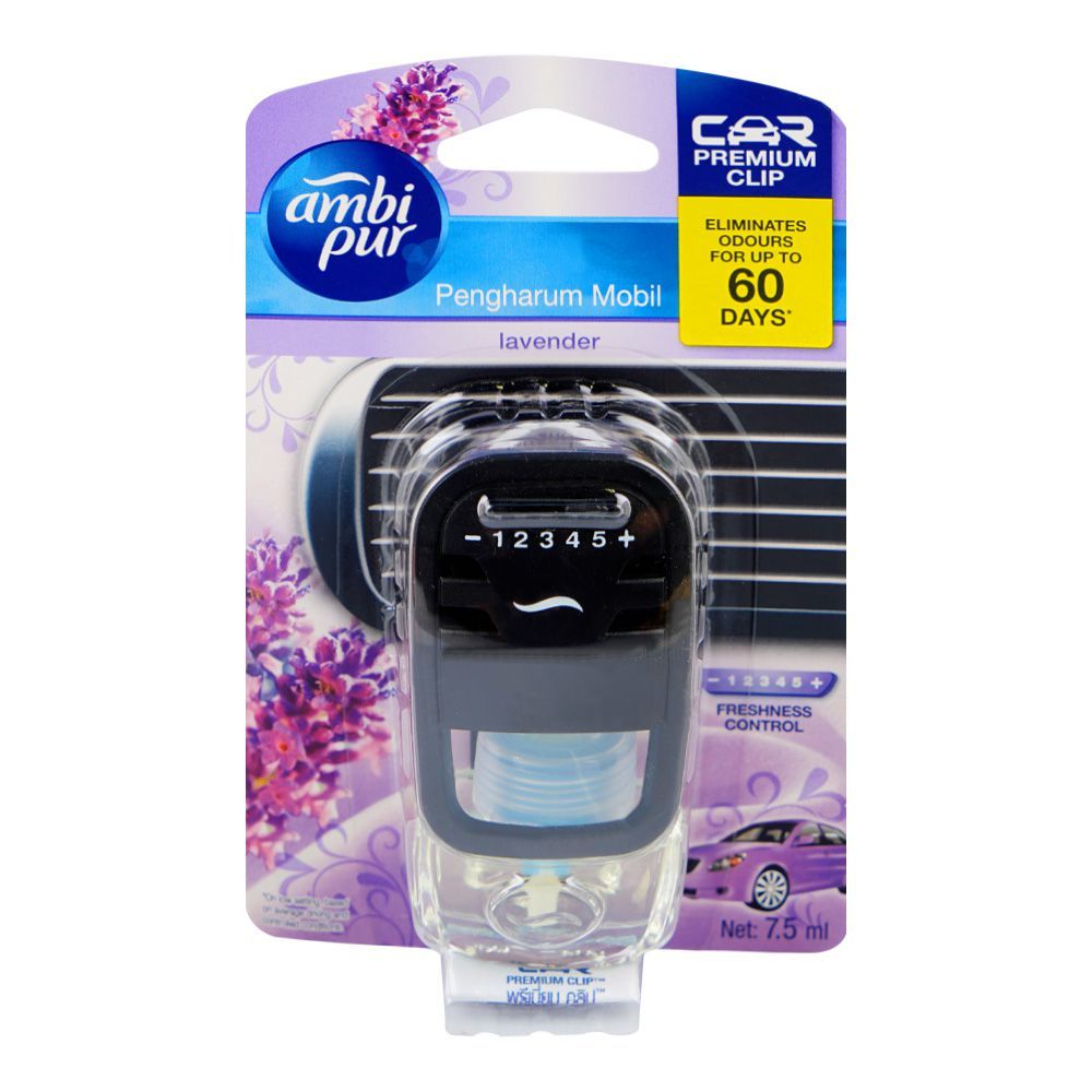 Ambi Pur Lavender Car Air Freshener, 7.5ml - Main Image