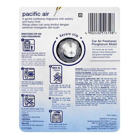 Ambi Pur Pacific Air Car Air Freshener, 7.5ml - Image 3