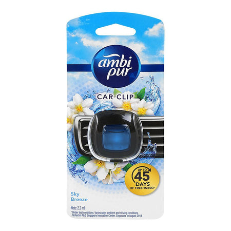 Ambi Pur Sky Breeze Clip Car Air Freshener, 2.2ml - Main Image