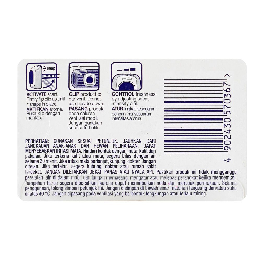 Ambi Pur Vanilla Bliss Car Air Freshener, 2ml - Image 3