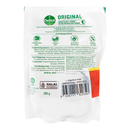 Dettol Original Antibacterial Hand Wash 245g + Refill Pouch 200g - Image 2