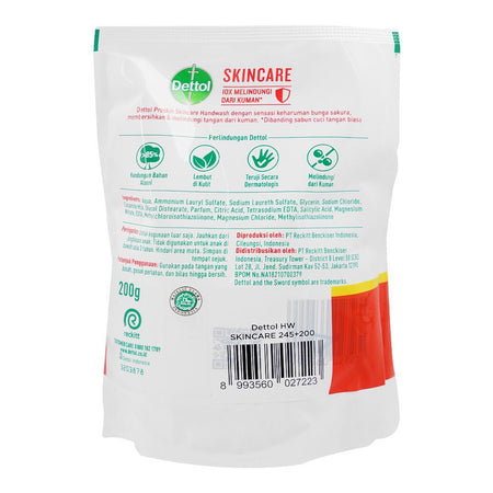 Dettol Skincare Hand Wash 245g + Refill Pouch 200g - Image 2