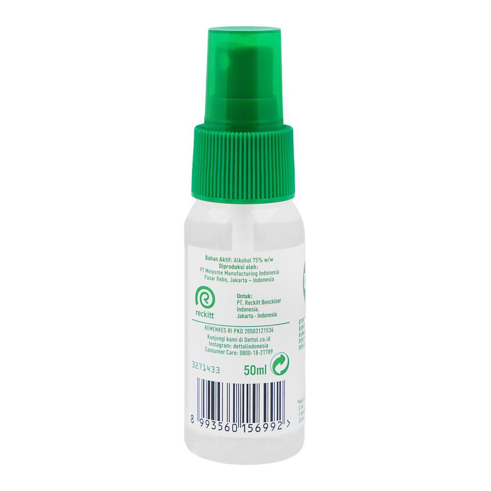 Dettol Citrus Tea 2-In-1 Hand & Surface Sanitizer Spray, 50ml - Image 3