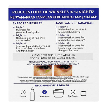 Olay Regenerist Retinol 24 Max Night Moisturiser, Glycerin, Niacinamide, For Fine Lines & Wrinkles, 50g - Image 2
