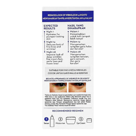 Olay Regenerist Retinol 24 Max Night Serum, Glycerin, Niacinamide, For Wrinkles, 30ml - Image 2