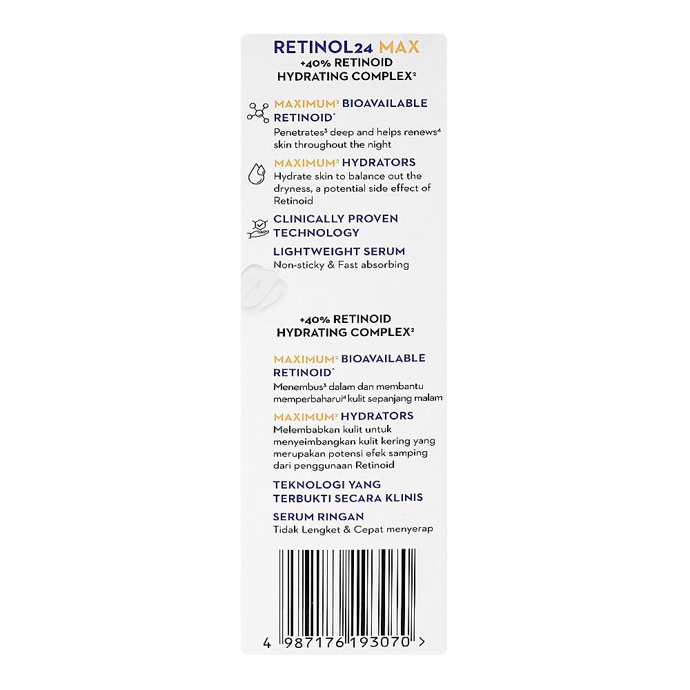 Olay Regenerist Retinol 24 Max Night Serum, Glycerin, Niacinamide, For Wrinkles, 30ml - Image 3
