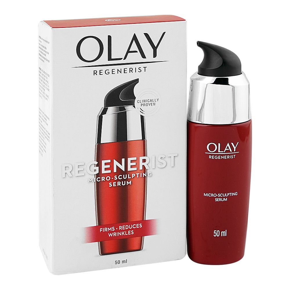 Olay Regenerist Micro-Sculpting Serum, Niacinamide, Glycerin, For Reducing Wrinkles, 50ml - Main Image