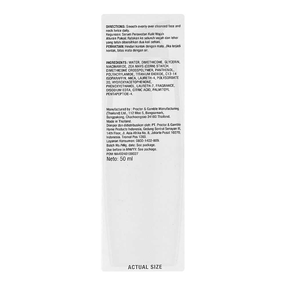 Olay Regenerist Micro-Sculpting Serum, Niacinamide, Glycerin, For Reducing Wrinkles, 50ml - Image 4
