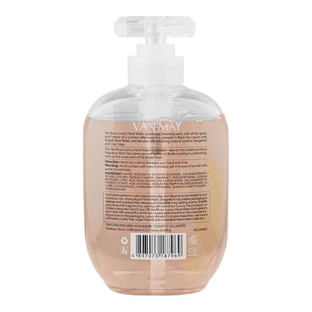 Van'May Tea Rose Chelsea Green London Hand Wash, 500ml - Image 2