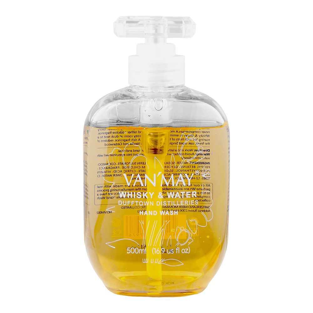 Van'May Whisky & Water Dufftown Distilleries Hand Wash, 500ml - Main Image
