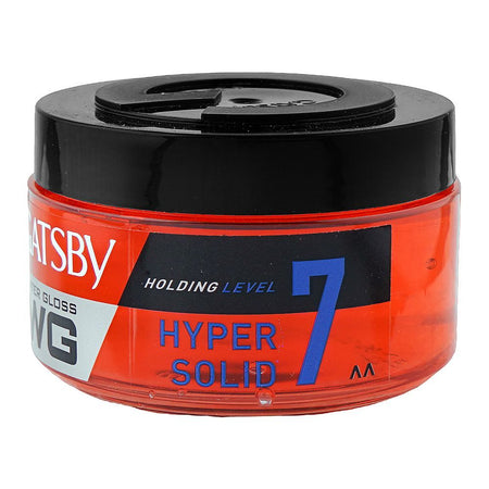 Gatsby Water Gloss Super Hyper Solid Hair Gel, Hold Level 7, 150g - Image 2